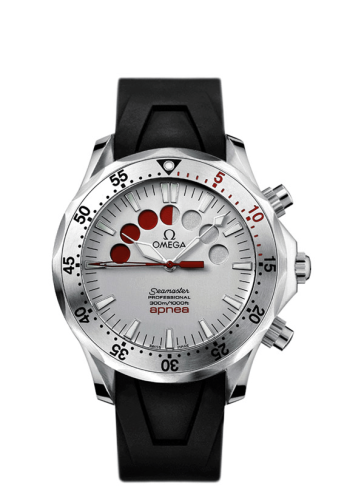 Omega Seamaster Diver 300M Automatic 41.5 Apnea Stainless Steel / Silver / Rubber